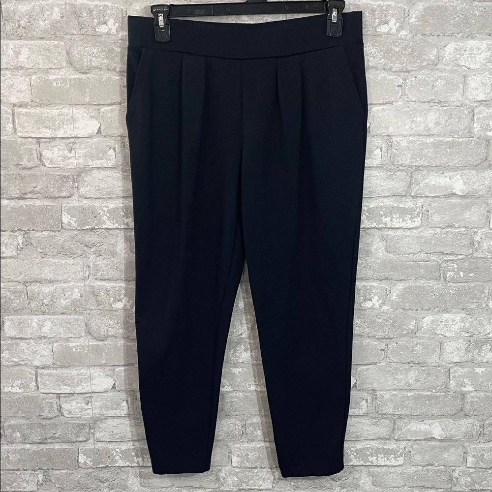 Modern Ambition Black Ponte Knit Straight Leg Pants
